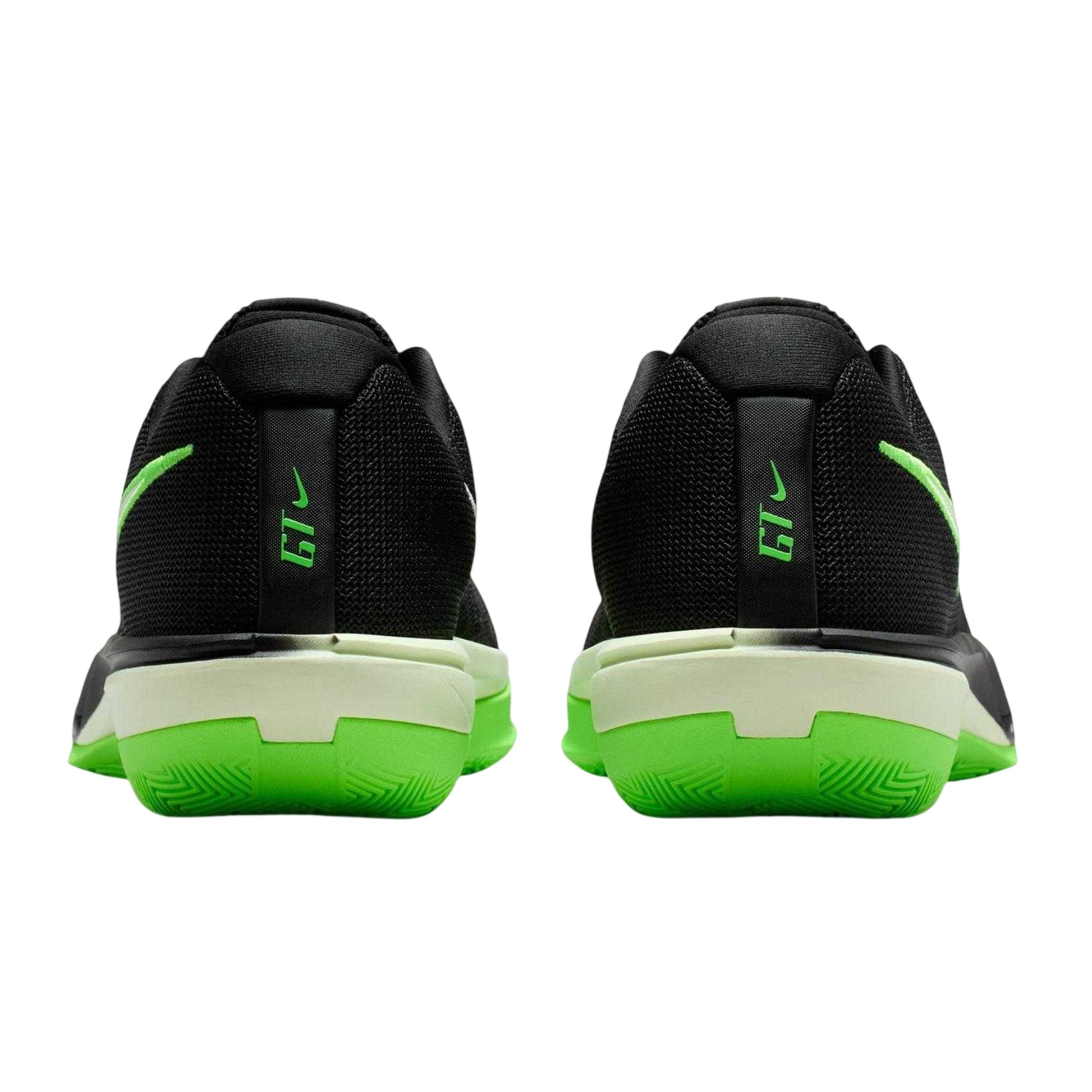 Black-Volt - Back - Nike Mens G.T. Cut Academy 2 Leather Basketball Shoes