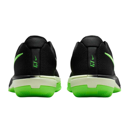 Black-Volt - Back - Nike Mens G.T. Cut Academy 2 Leather Basketball Shoes