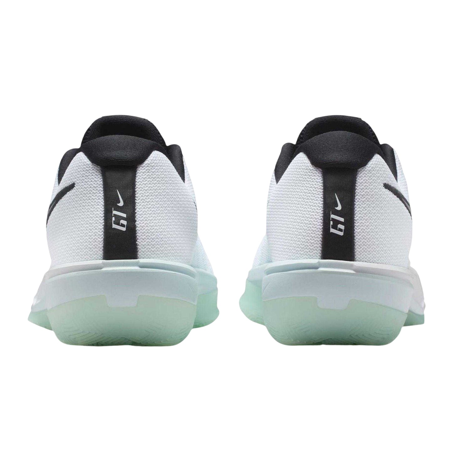 White-Blue - Back - Nike Mens G.T. Cut Academy 2 Leather Basketball Shoes