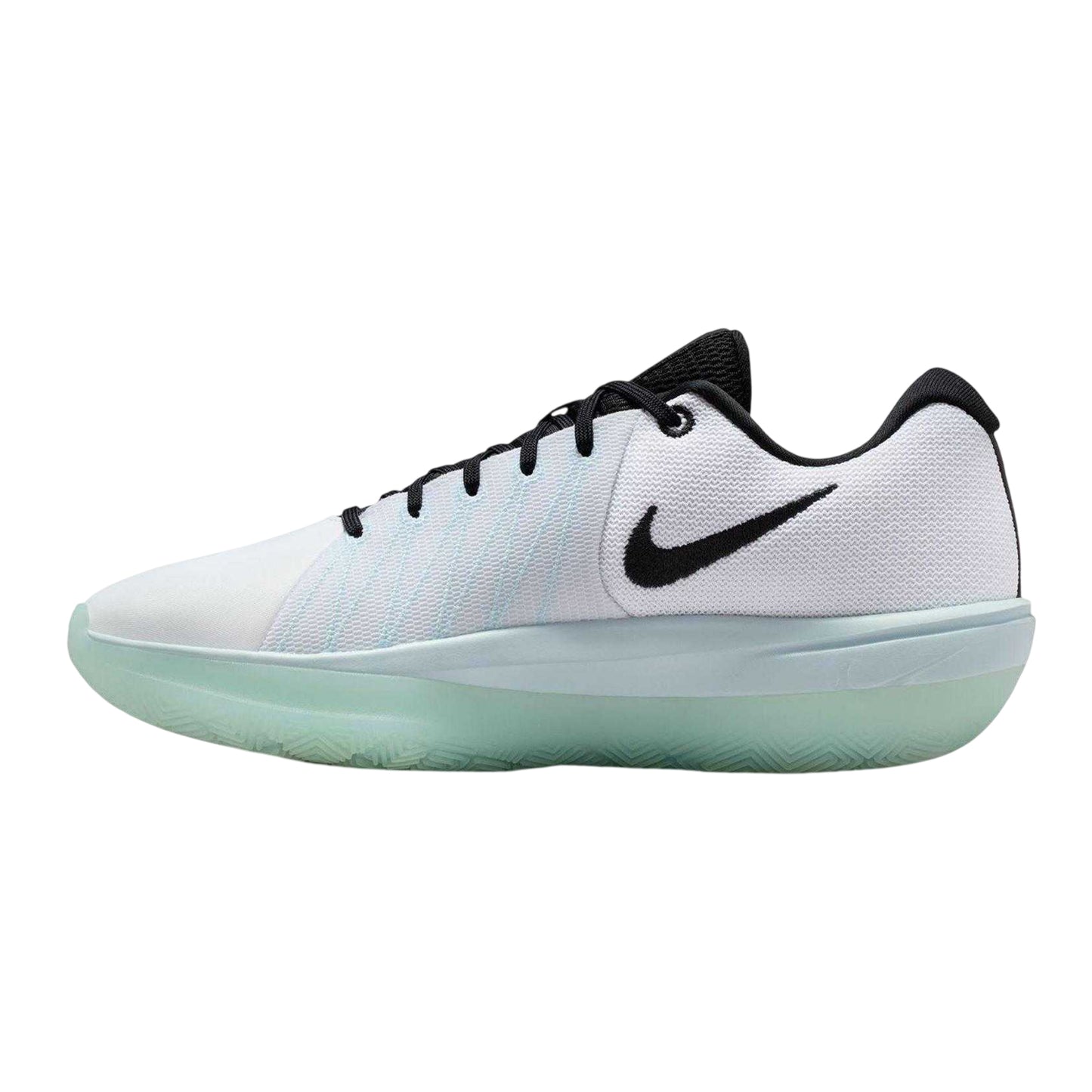 White-Blue - Side - Nike Mens G.T. Cut Academy 2 Leather Basketball Shoes