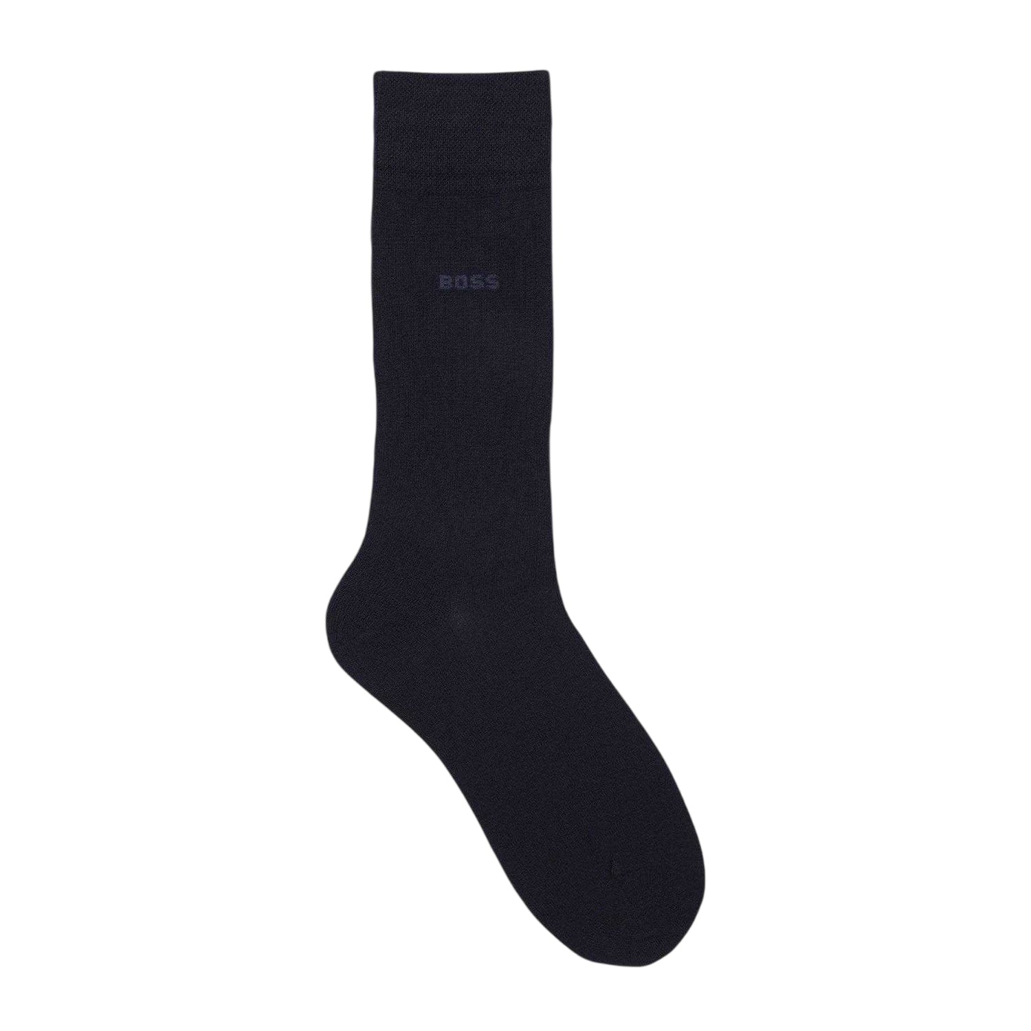 Dark Blue - Back - Boss Mens Edward Gentle Socks