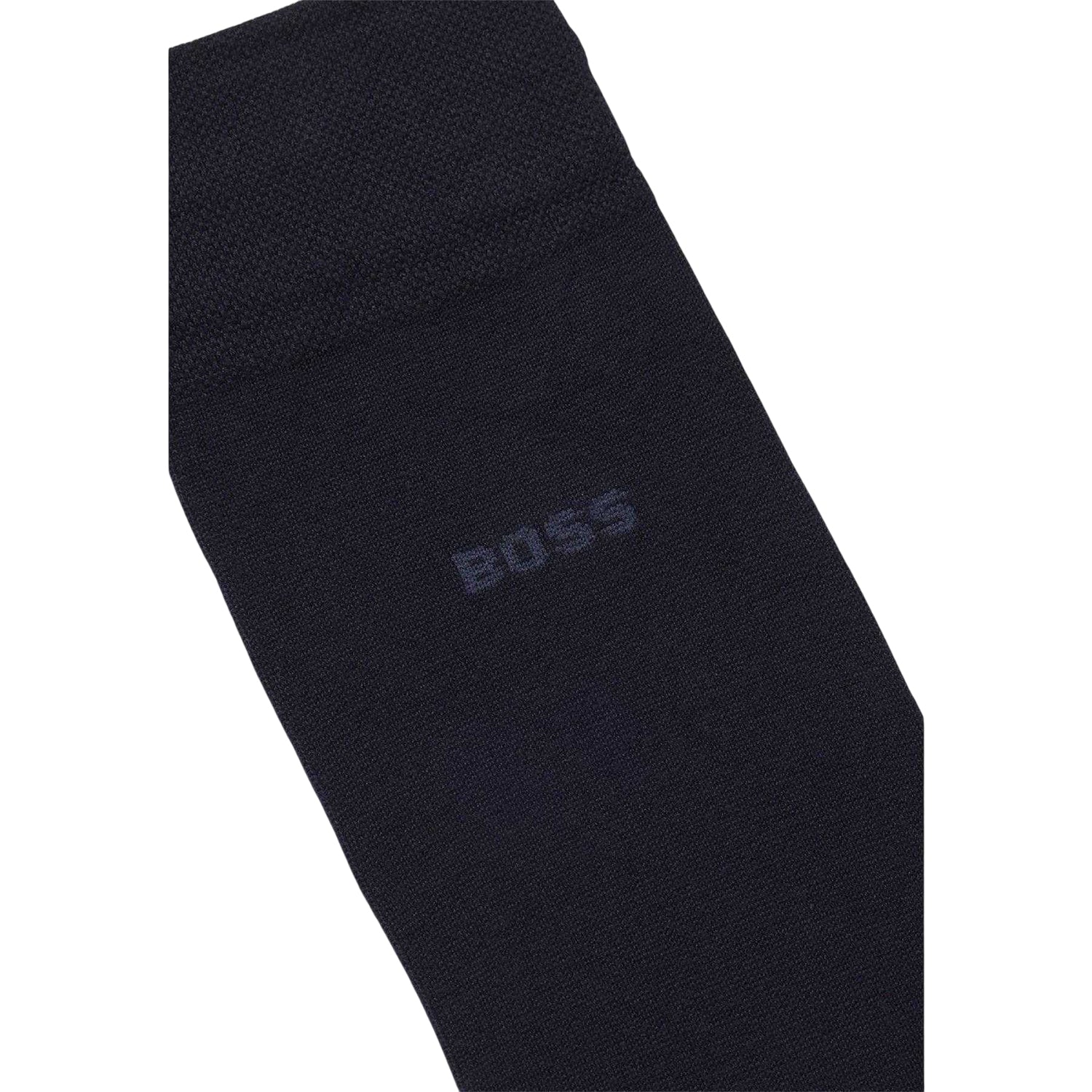 Dark Blue - Side - Boss Mens Edward Gentle Socks