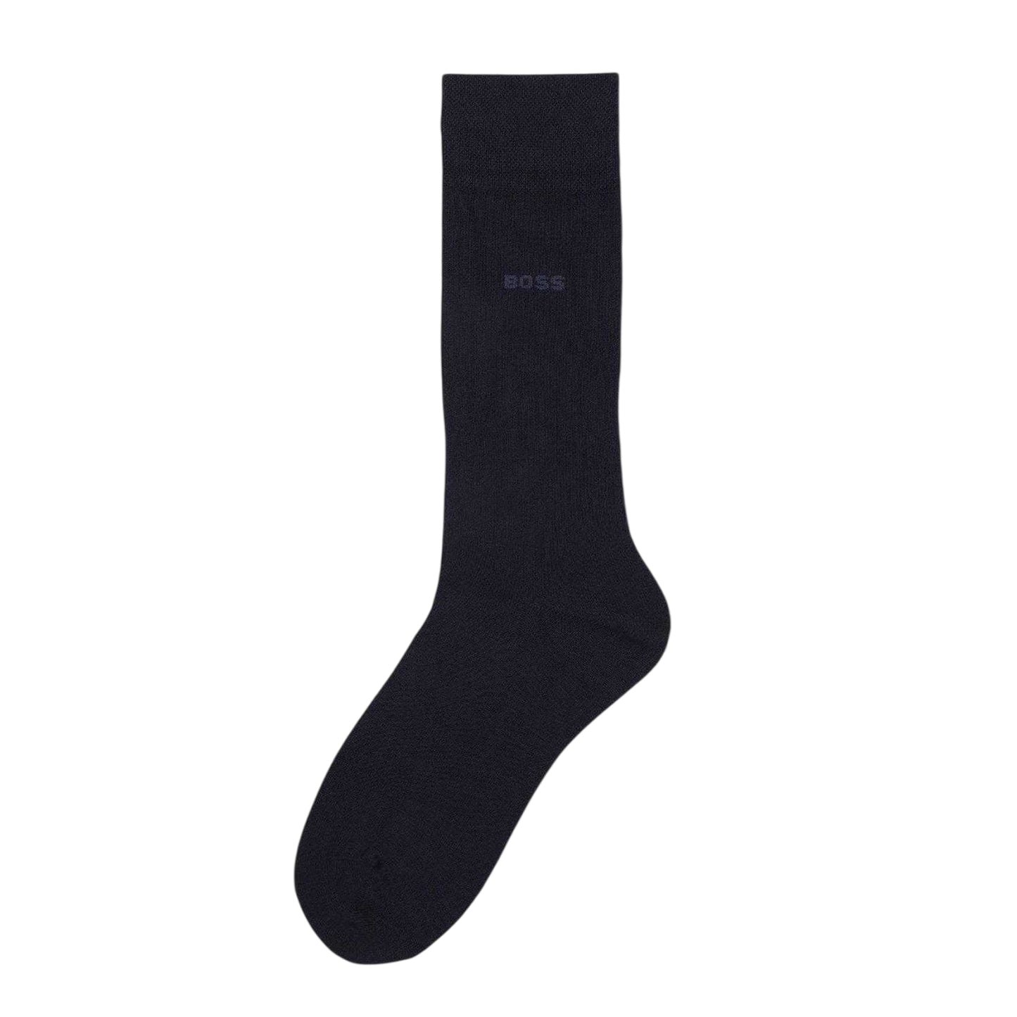 Dark Blue - Front - Boss Mens Edward Gentle Socks
