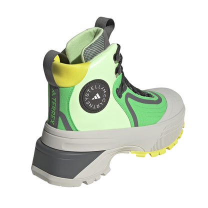 Lime - Back - Adidas Womens-Ladies Terrex Lace Up Hiking Boots
