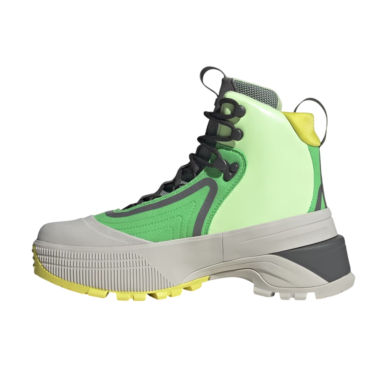 Lime - Side - Adidas Womens-Ladies Terrex Lace Up Hiking Boots