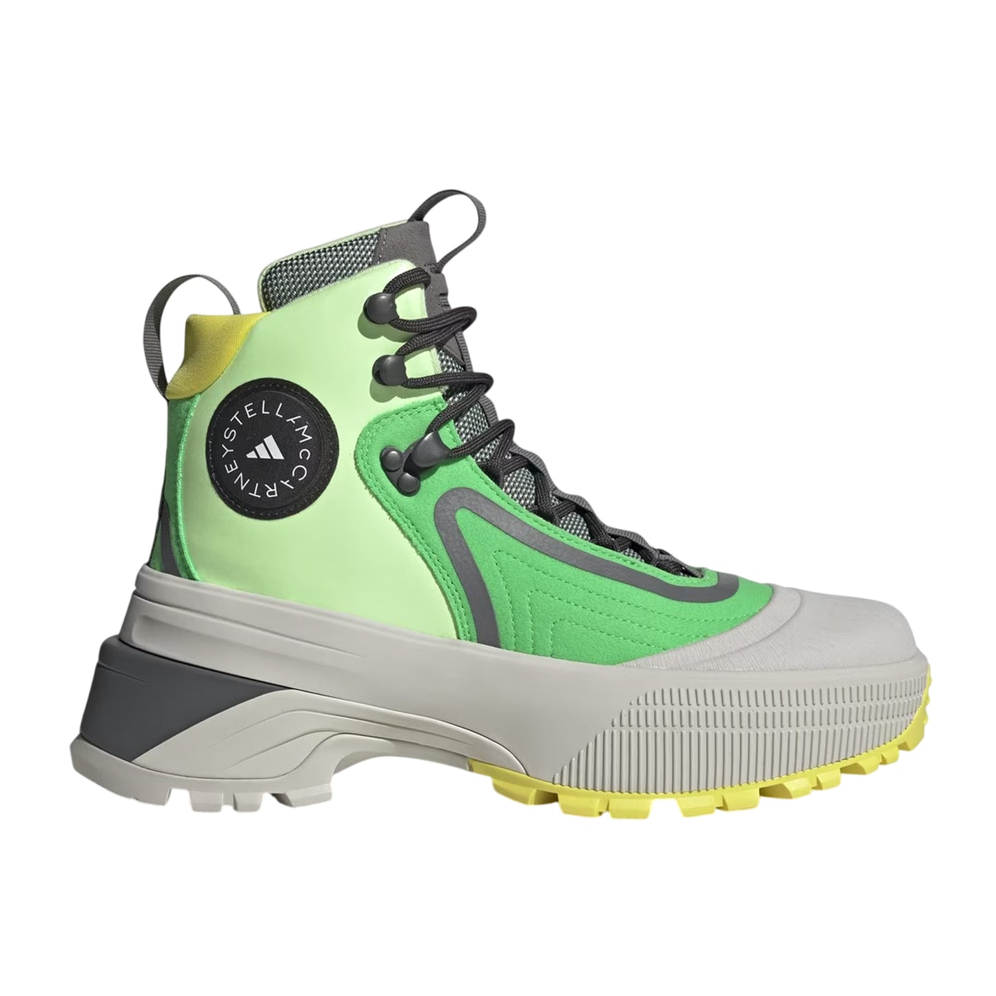 Lime - Front - Adidas Womens-Ladies Terrex Lace Up Hiking Boots