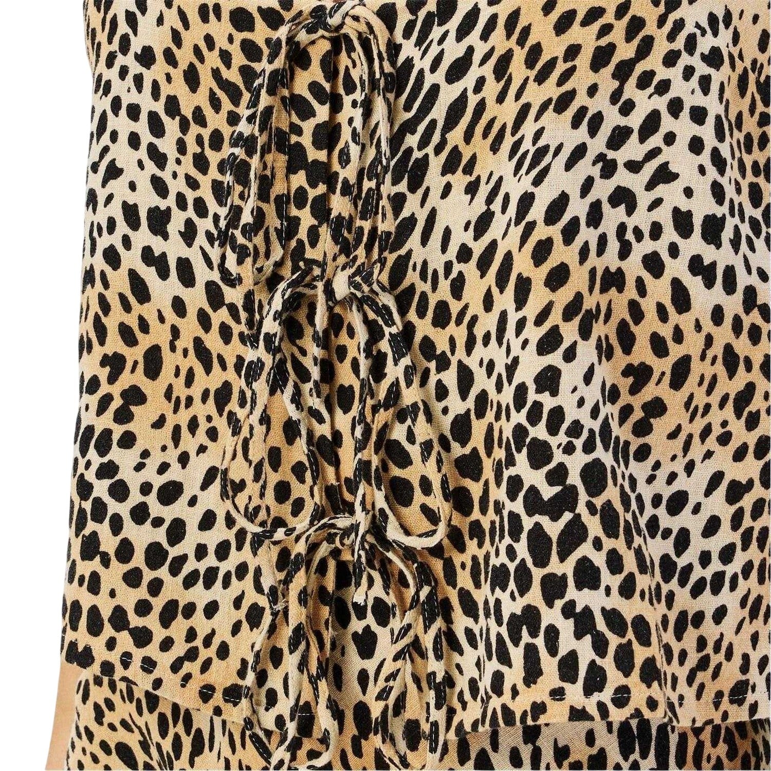 Leopard - Side - Nobody´s Child Womens-Ladies Tessa Leopard Linen Blend Blouse