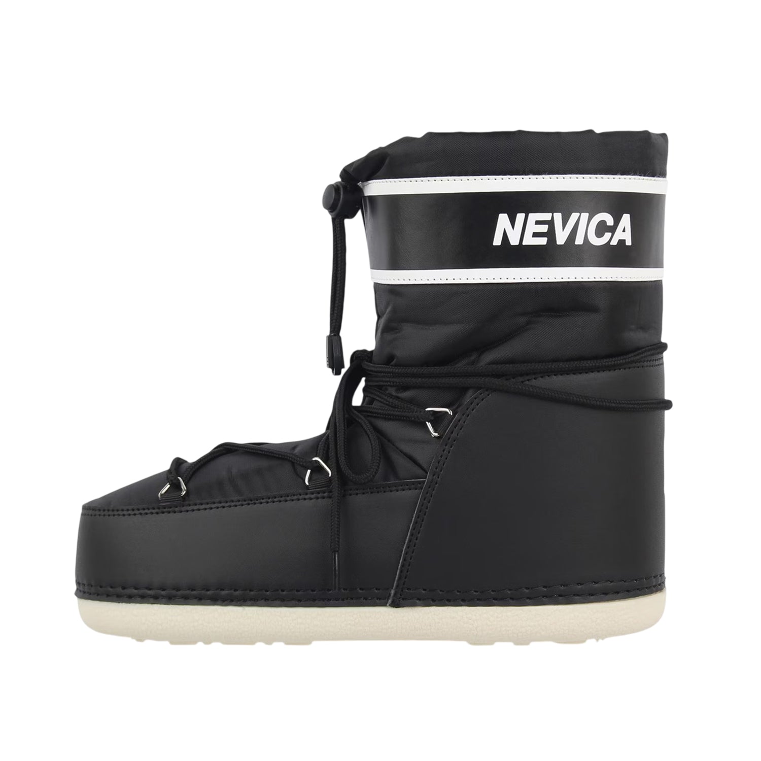 Black - Back - Nevica Womens-Ladies Zermatt Snow Boots
