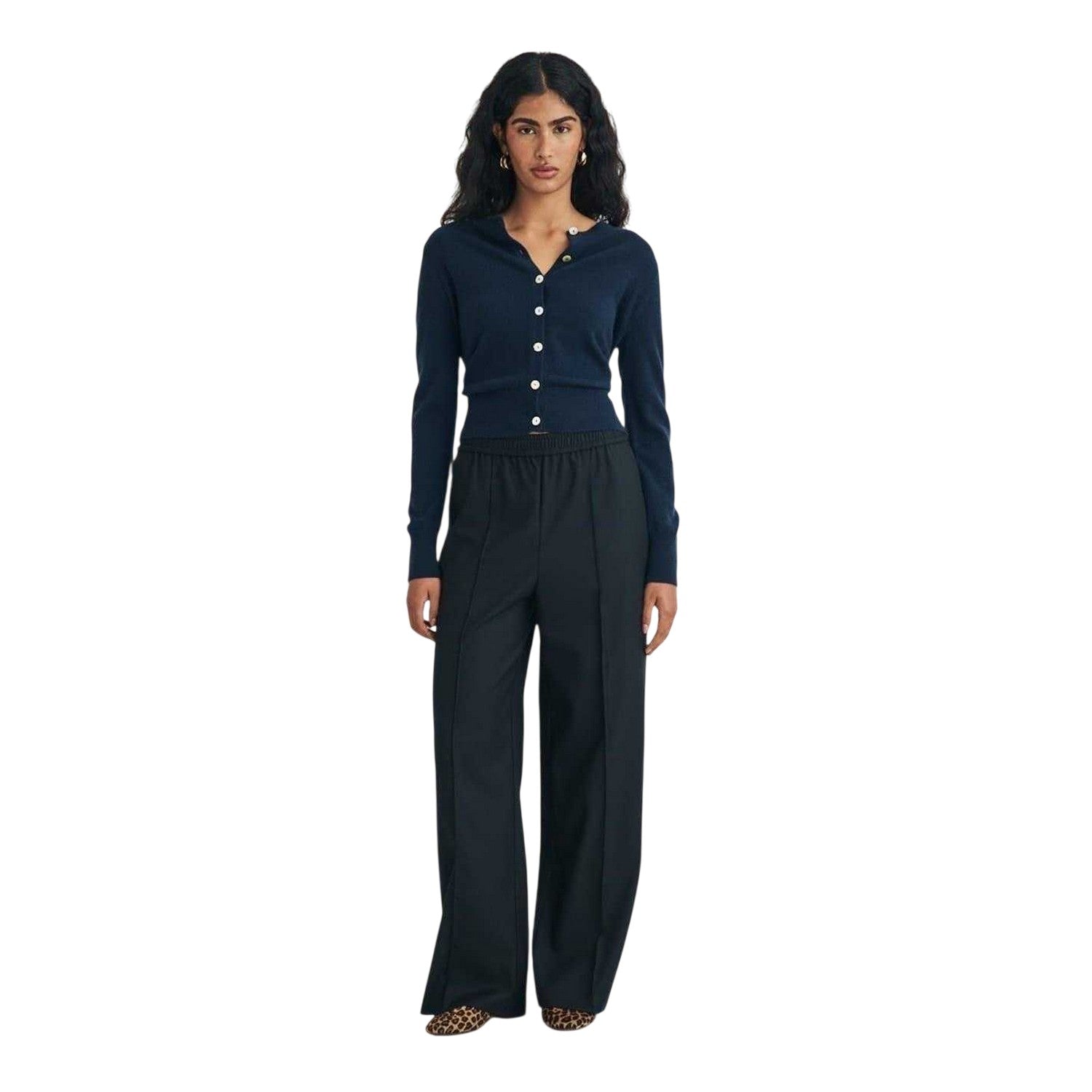 Black - Lifestyle - Nobody´s Child Womens-Ladies Wide Leg Trousers