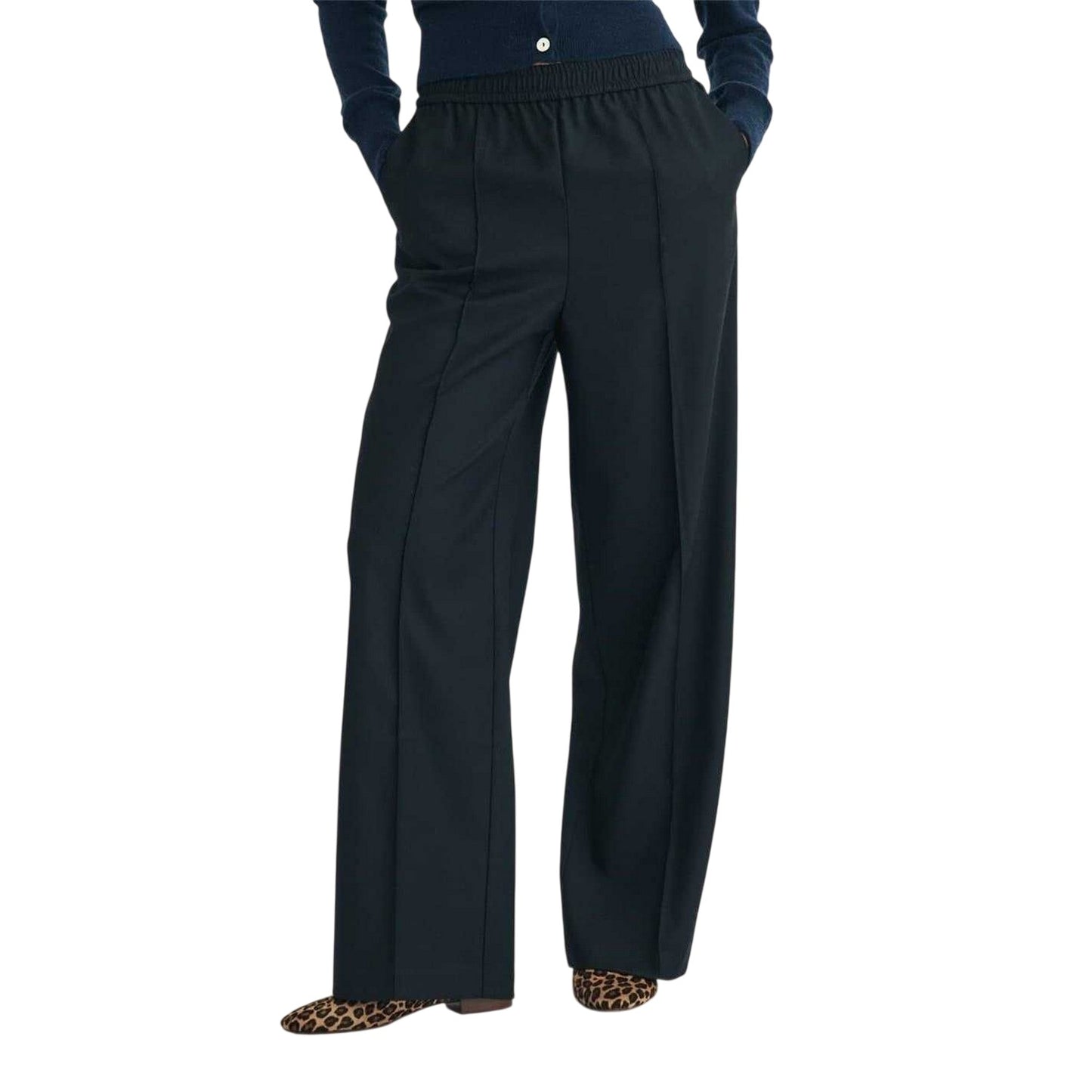 Black - Front - Nobody´s Child Womens-Ladies Wide Leg Trousers