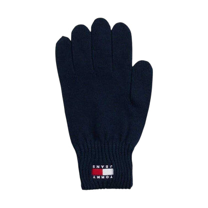 Night Navy - Front - Tommy Jeans Knitted Logo Gloves