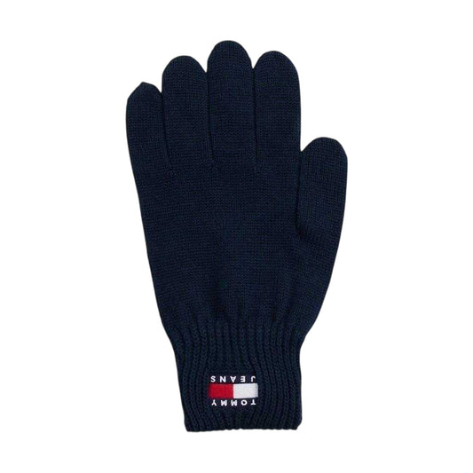 Night Navy - Front - Tommy Jeans Knitted Logo Gloves