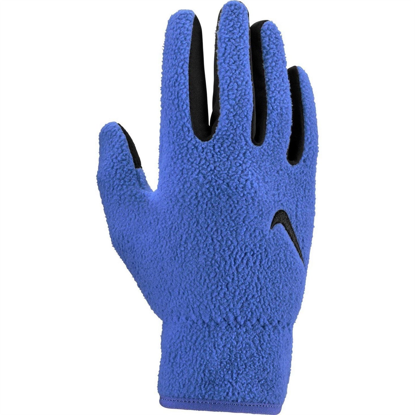 Blue-Black - Front - Nike Thermafit Fleece Winter Gloves