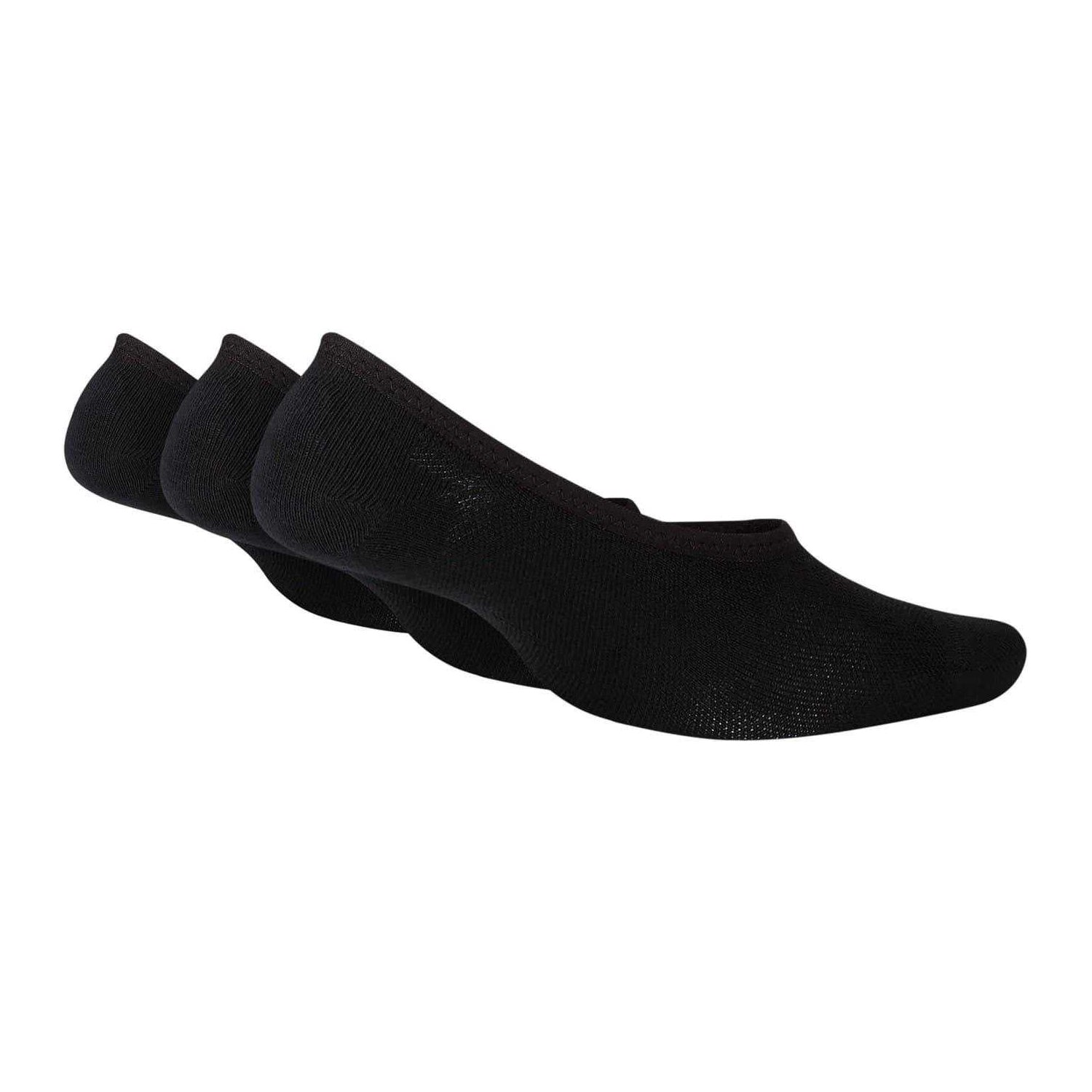Black-White - Back - Nike Womens-Ladies Invisible Socks (Pack of 3)