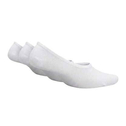 White - Back - Nike Womens-Ladies Invisible Socks (Pack of 3)