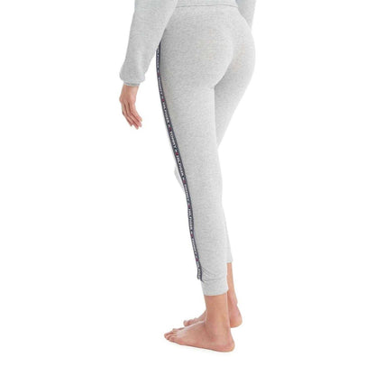 Grey - Back - Tommy Hilfiger Womens-Ladies Taped Leggings