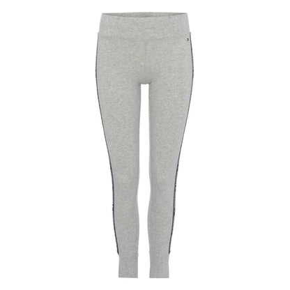 Grey - Front - Tommy Hilfiger Womens-Ladies Taped Leggings