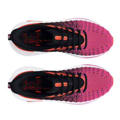 Black-Fire - Side - Under Armour Mens Infinite Elite Running Trainers