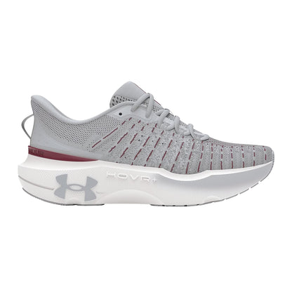 Grey - Front - Under Armour Mens Infinite Elite Running Trainers
