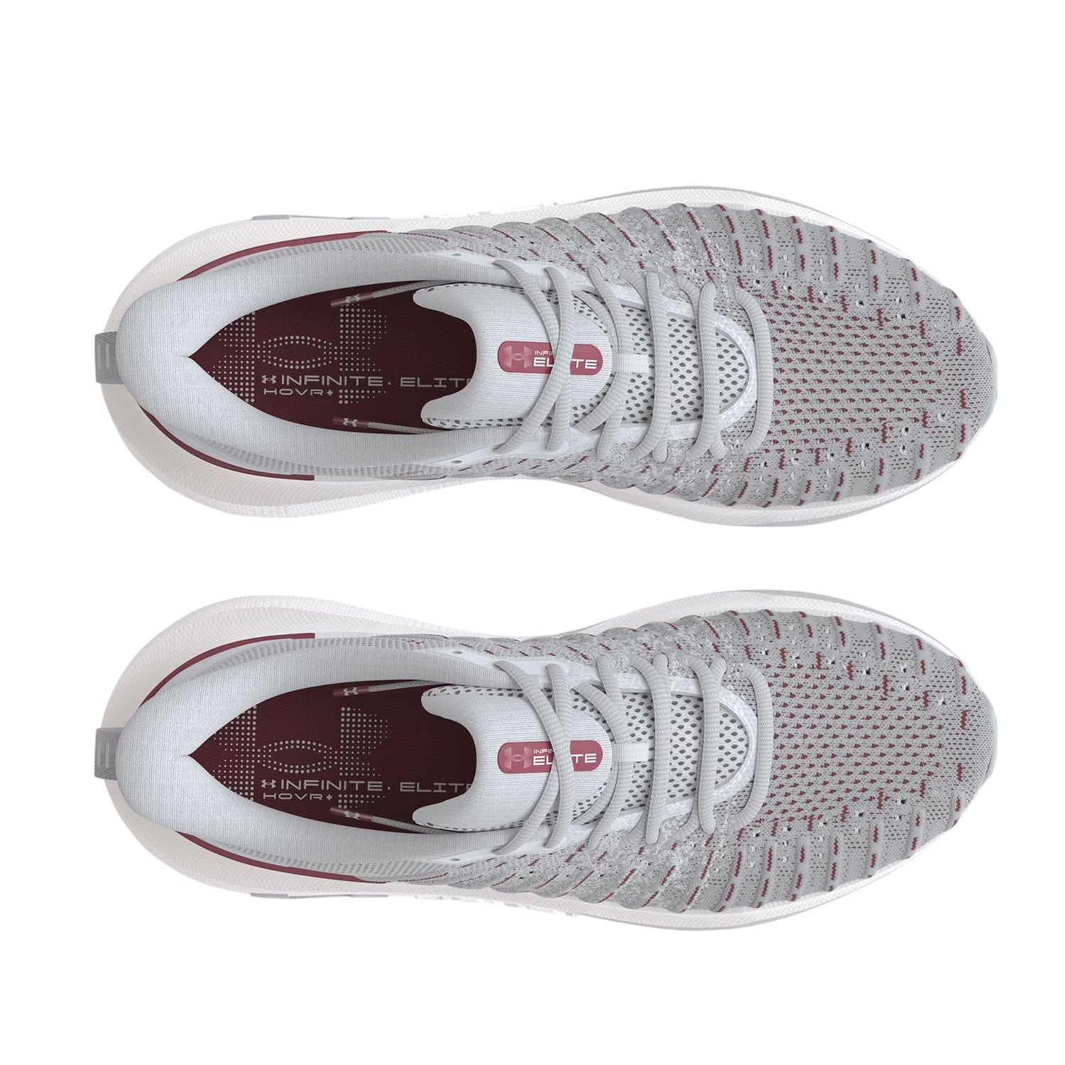 Grey - Side - Under Armour Mens Infinite Elite Running Trainers