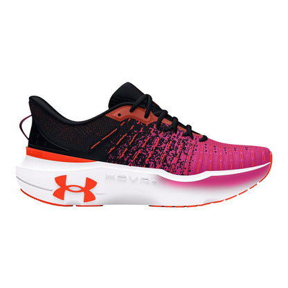 Black-Fire - Front - Under Armour Mens Infinite Elite Running Trainers