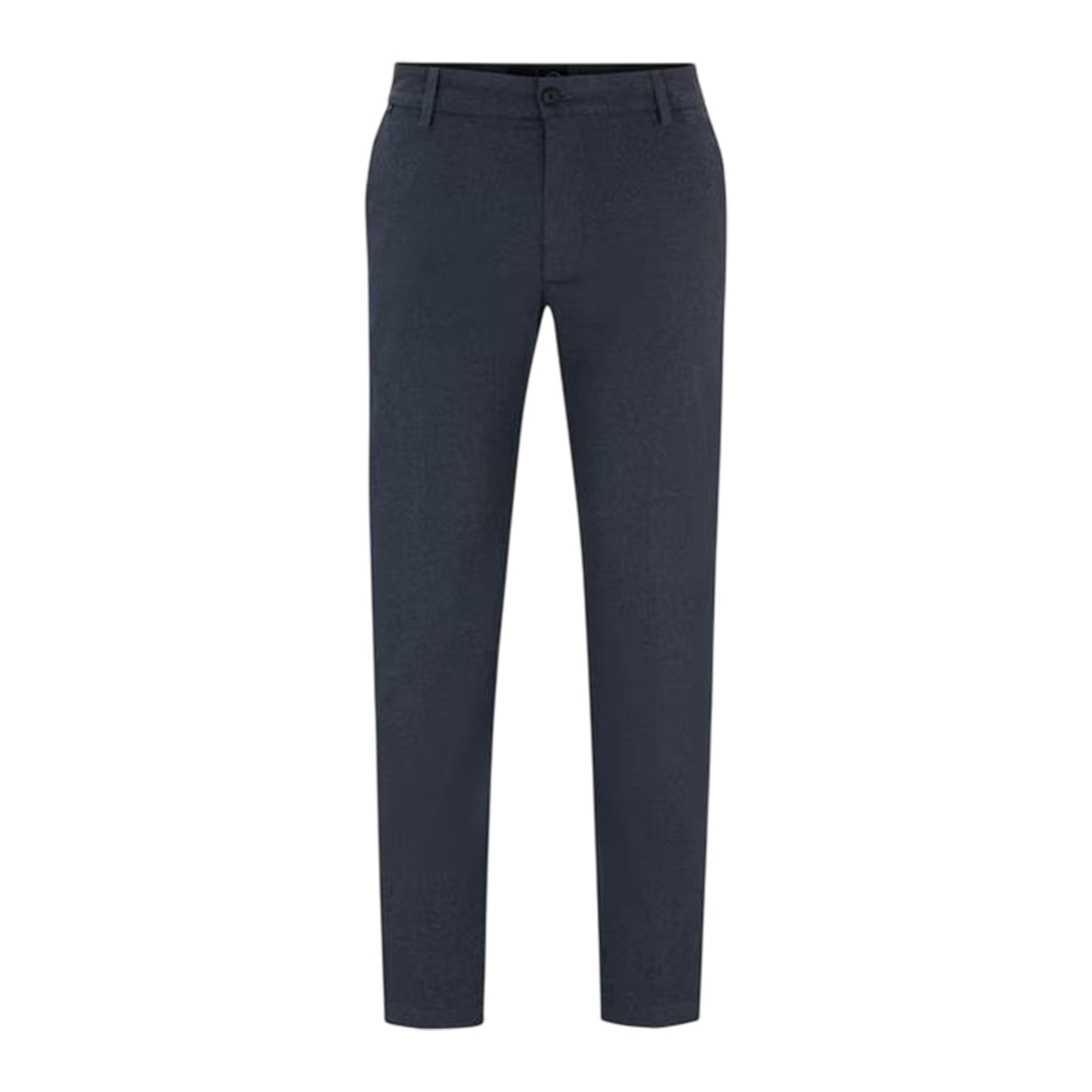 Dark Blue - Front - Boss Mens Kane Flat Fronted Chinos