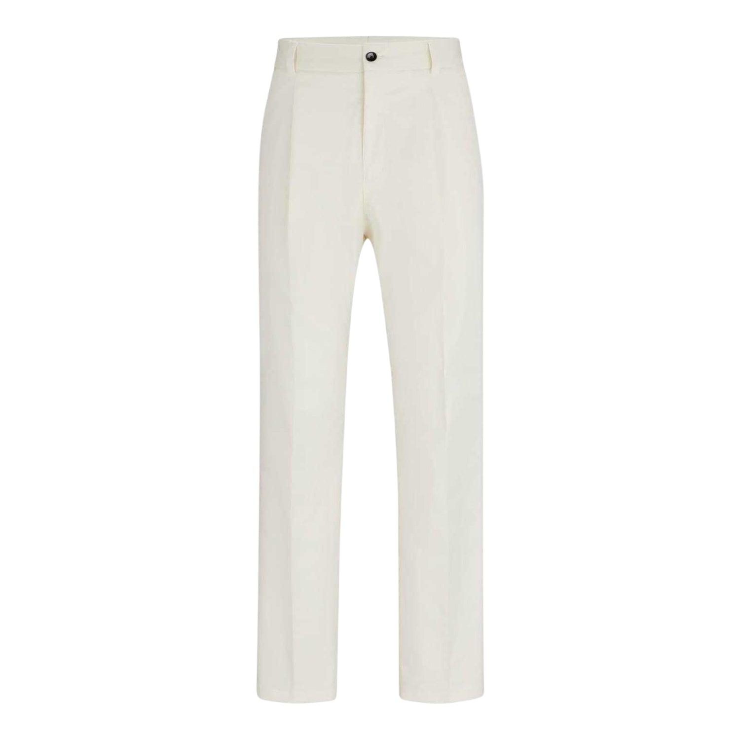 White - Front - Hugo Mens Felix Chinos
