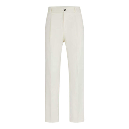 White - Front - Hugo Mens Felix Chinos