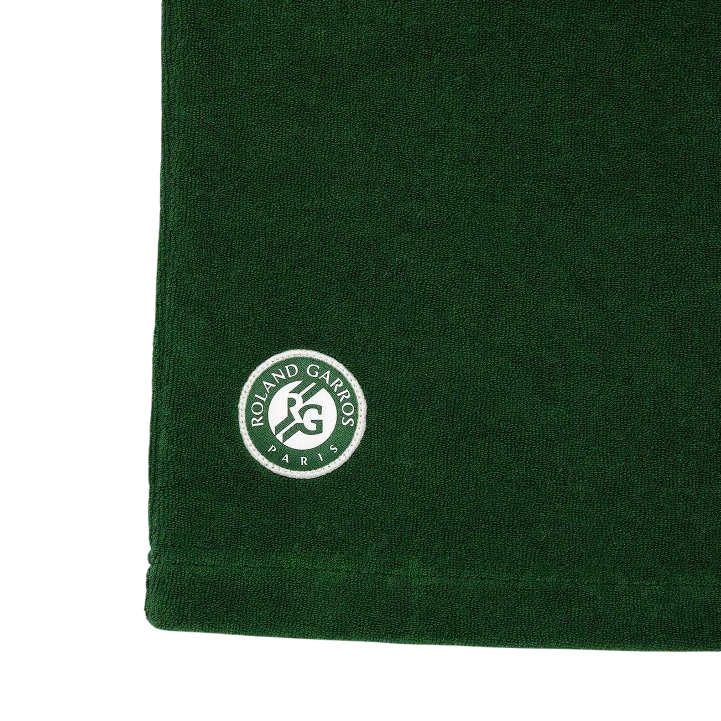 Green - Lifestyle - Lacoste Mens Roland-Garros Terrycloth Embroidered Polo Shirt