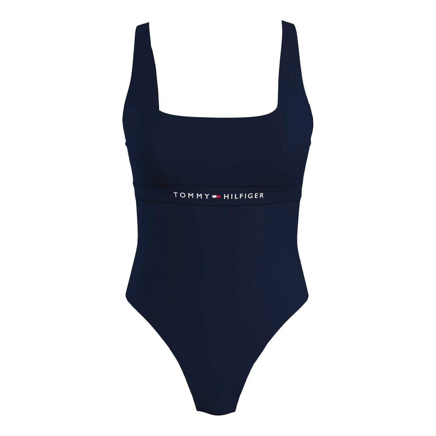 Desert Sky - Front - Tommy Hilfiger Womens-Ladies One Piece Swimsuit