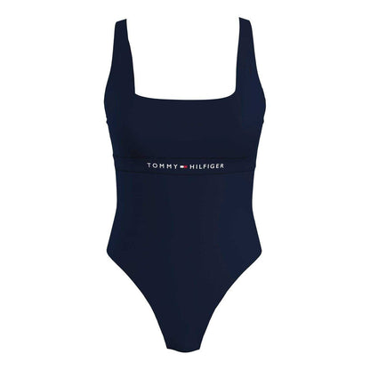 Desert Sky - Front - Tommy Hilfiger Womens-Ladies One Piece Swimsuit