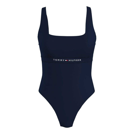 Desert Sky - Front - Tommy Hilfiger Womens-Ladies One Piece Swimsuit