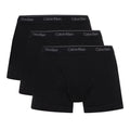 Black - Front - Calvin Klein Mens Low Rise Boxer Shorts (Pack of 3)