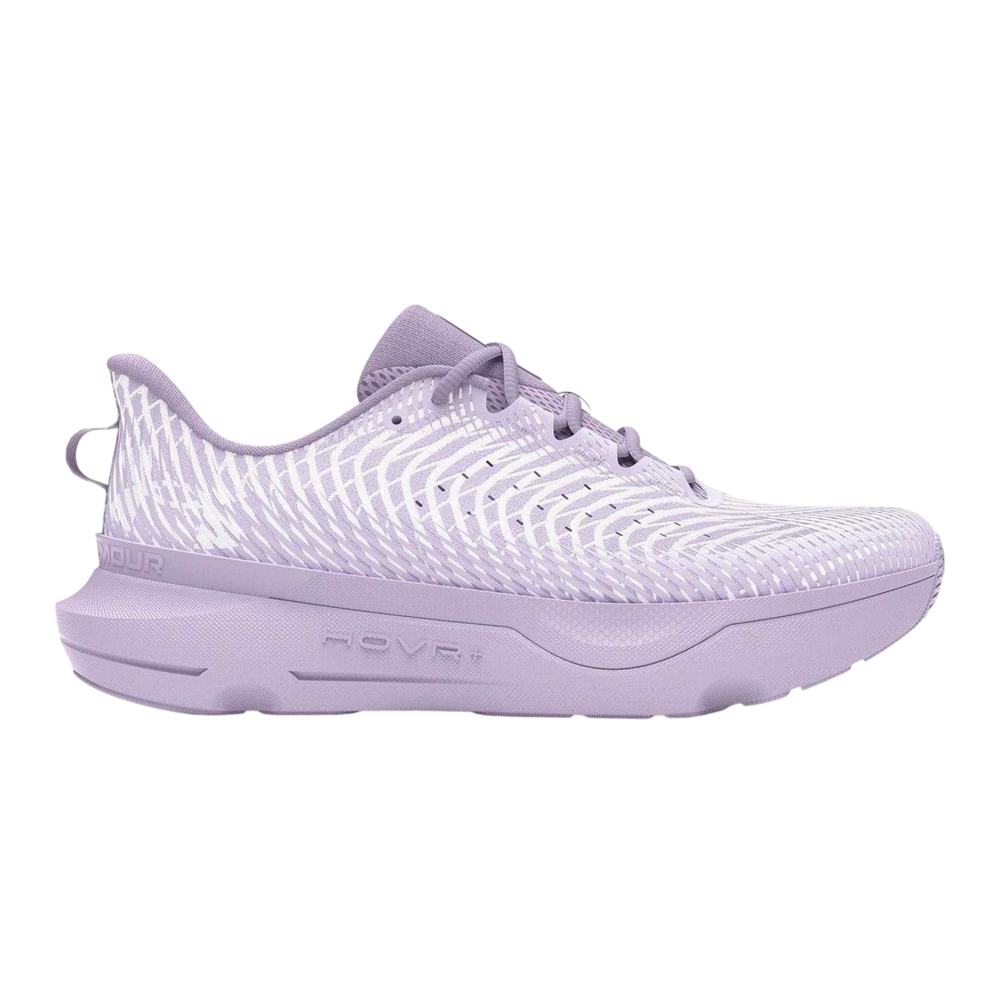 Purple - Front - Under Armour Womens-Ladies Infinite Pro Patterned Cushioned Shoes