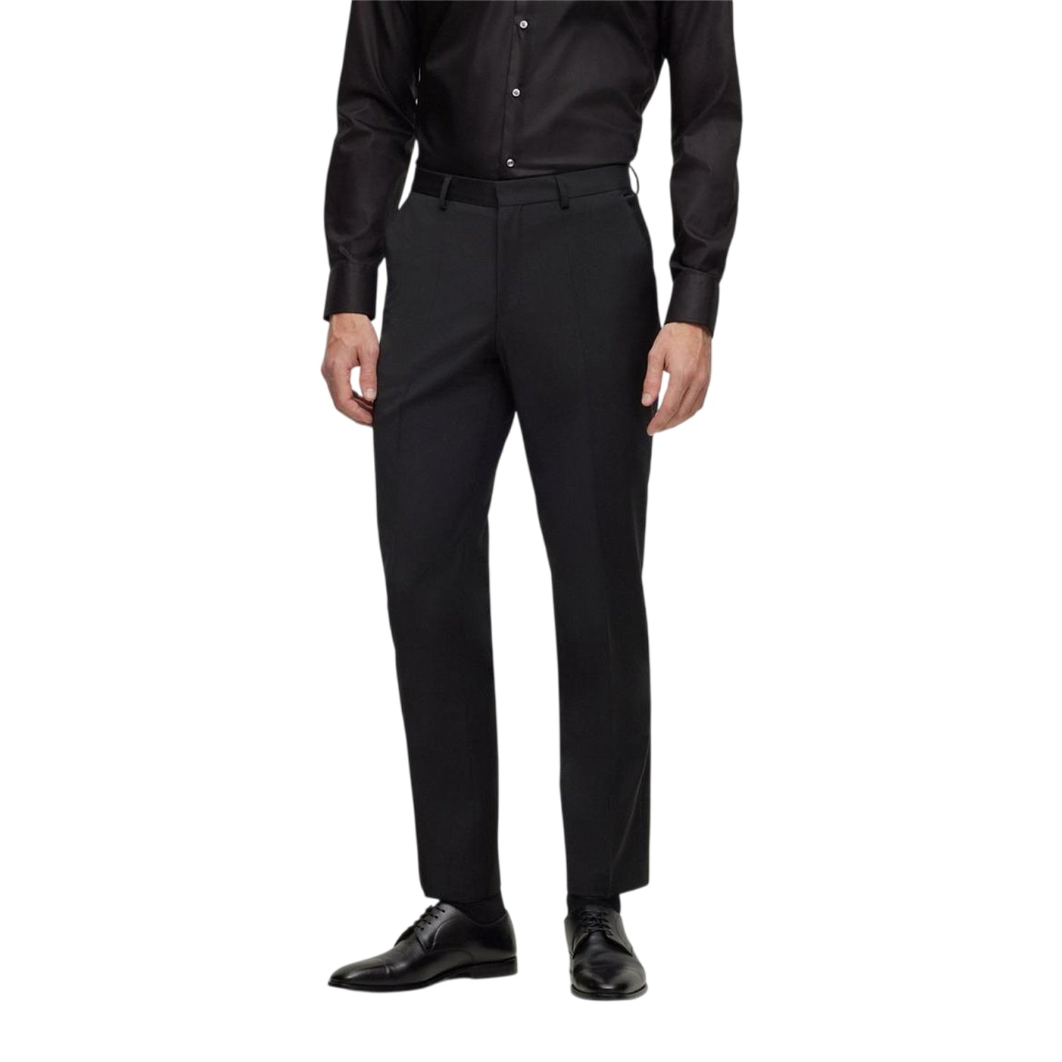 Black - Lifestyle - Boss Mens Genius Straight Chinos