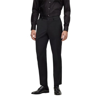 Black - Lifestyle - Boss Mens Genius Straight Chinos