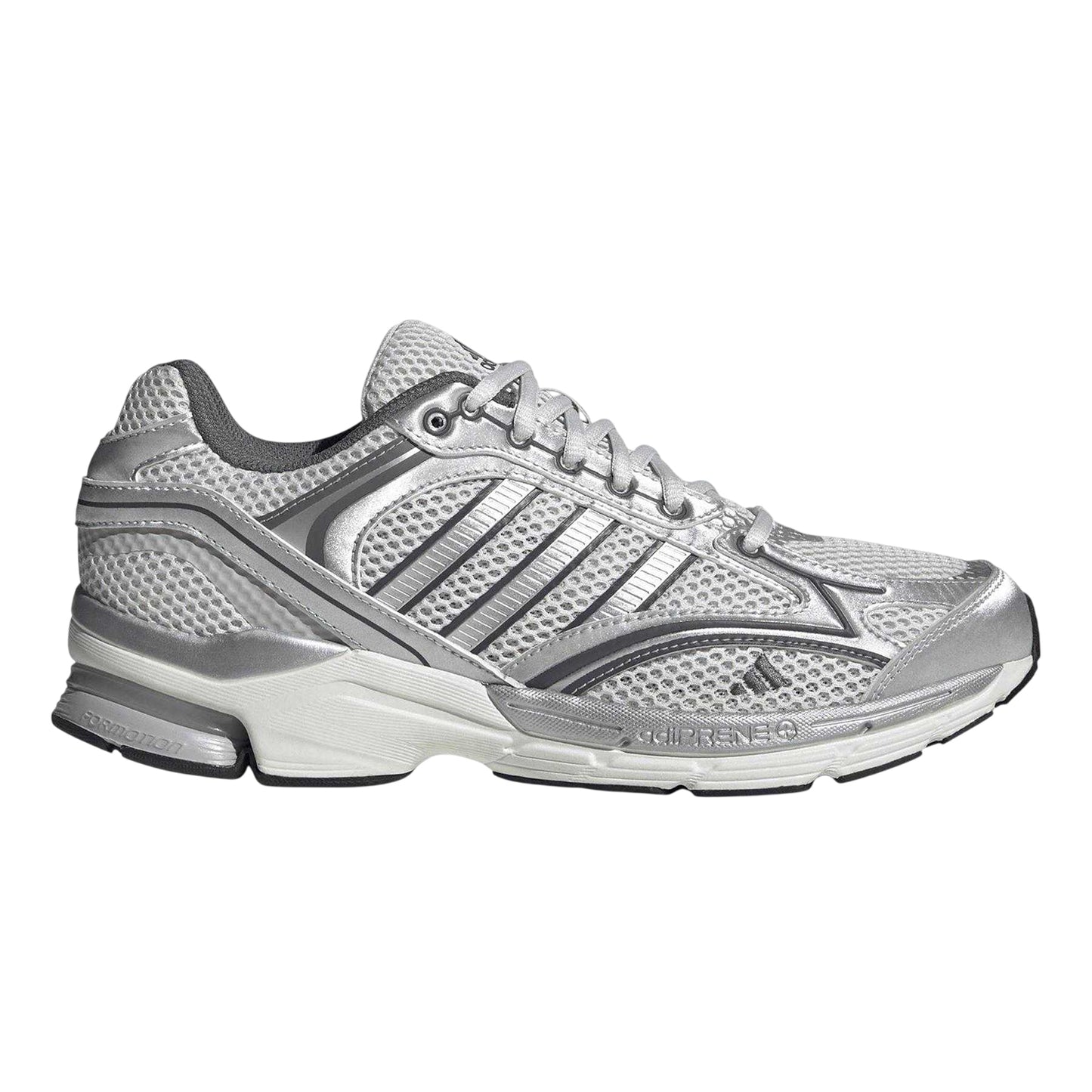 White-Grey - Front - Adidas Mens Spiritain 2000 Trainers
