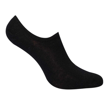 Black - Back - Pringles Womens-Ladies No-Show Socks (Pack of 3)