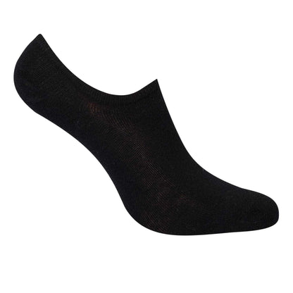 Black-White-Grey - Back - Pringles Womens-Ladies No-Show Socks (Pack of 3)