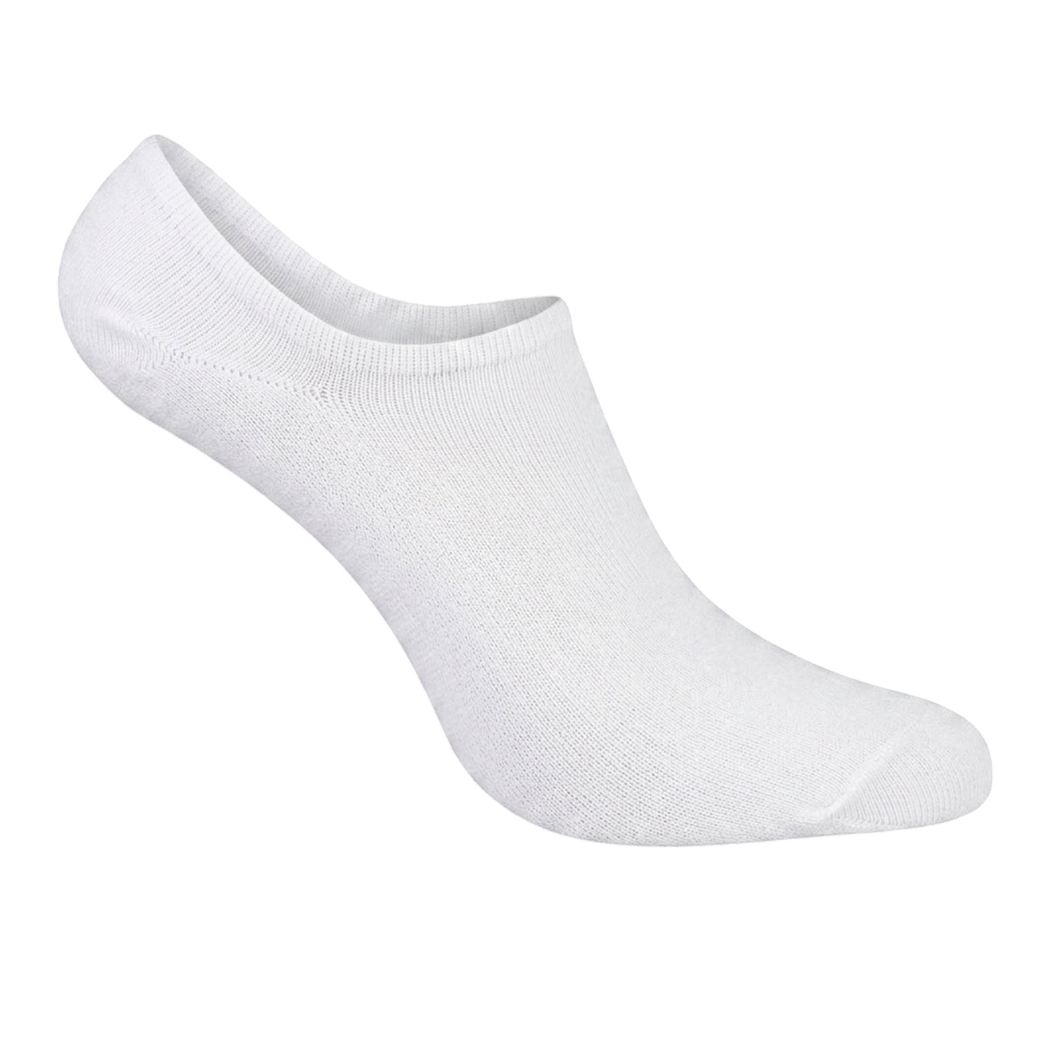 White - Back - Pringles Womens-Ladies No-Show Socks (Pack of 3)
