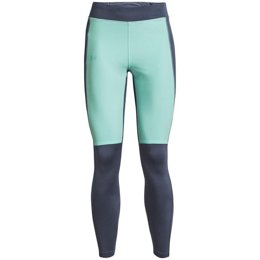 Grey - Front - Under Armour Womens-Ladies Qualifier Moisture Wicking Running Tights