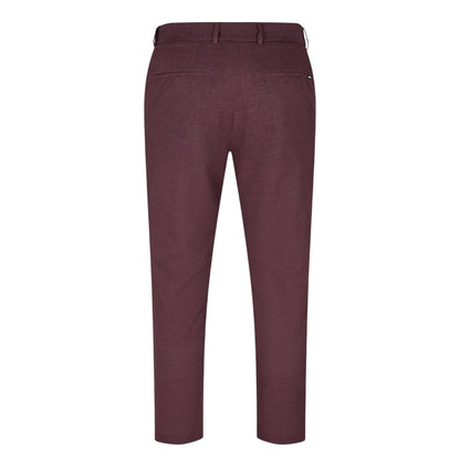 Brown - Back - Boss Mens Genius Straight Leg Casual Chinos