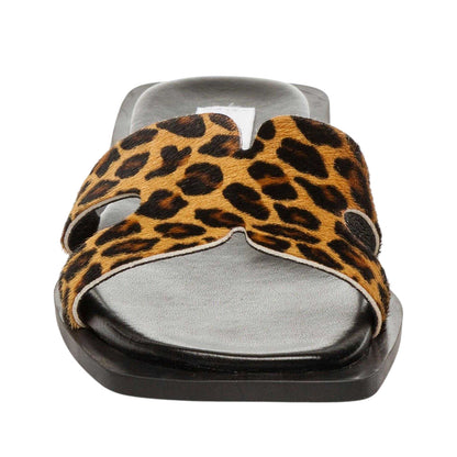 Leopard - Lifestyle - Steve Madden Womens-Ladies Hadyn Leather H-Strap Sandals