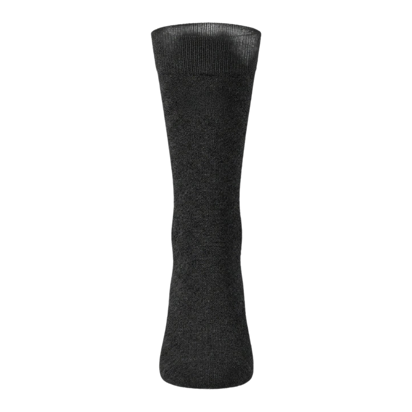 Charcoal - Front - Boss Mens Plain Socks (Pack of 2)