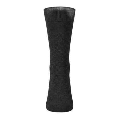 Charcoal - Front - Boss Mens Plain Socks (Pack of 2)