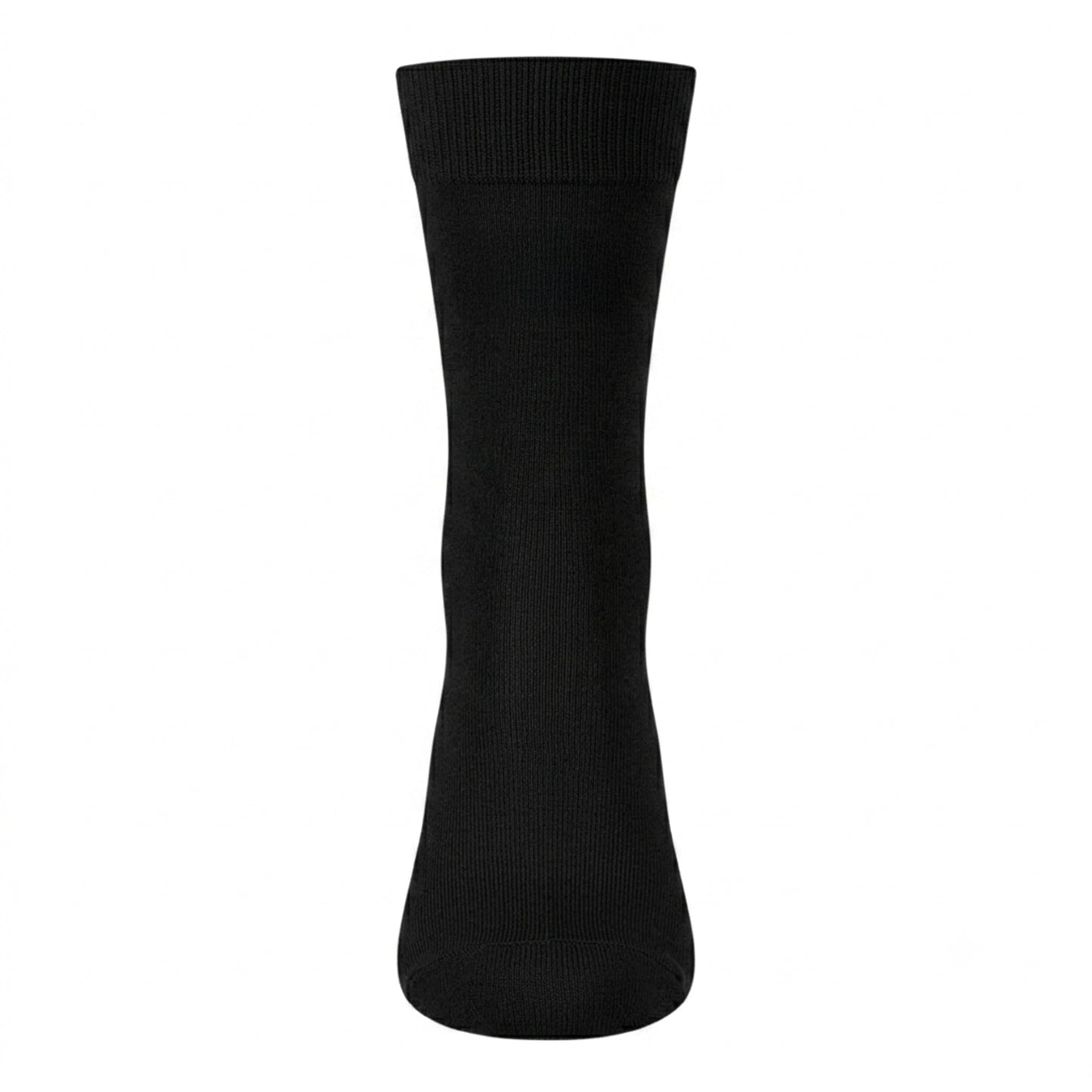 Black - Front - Boss Mens Plain Socks (Pack of 2)