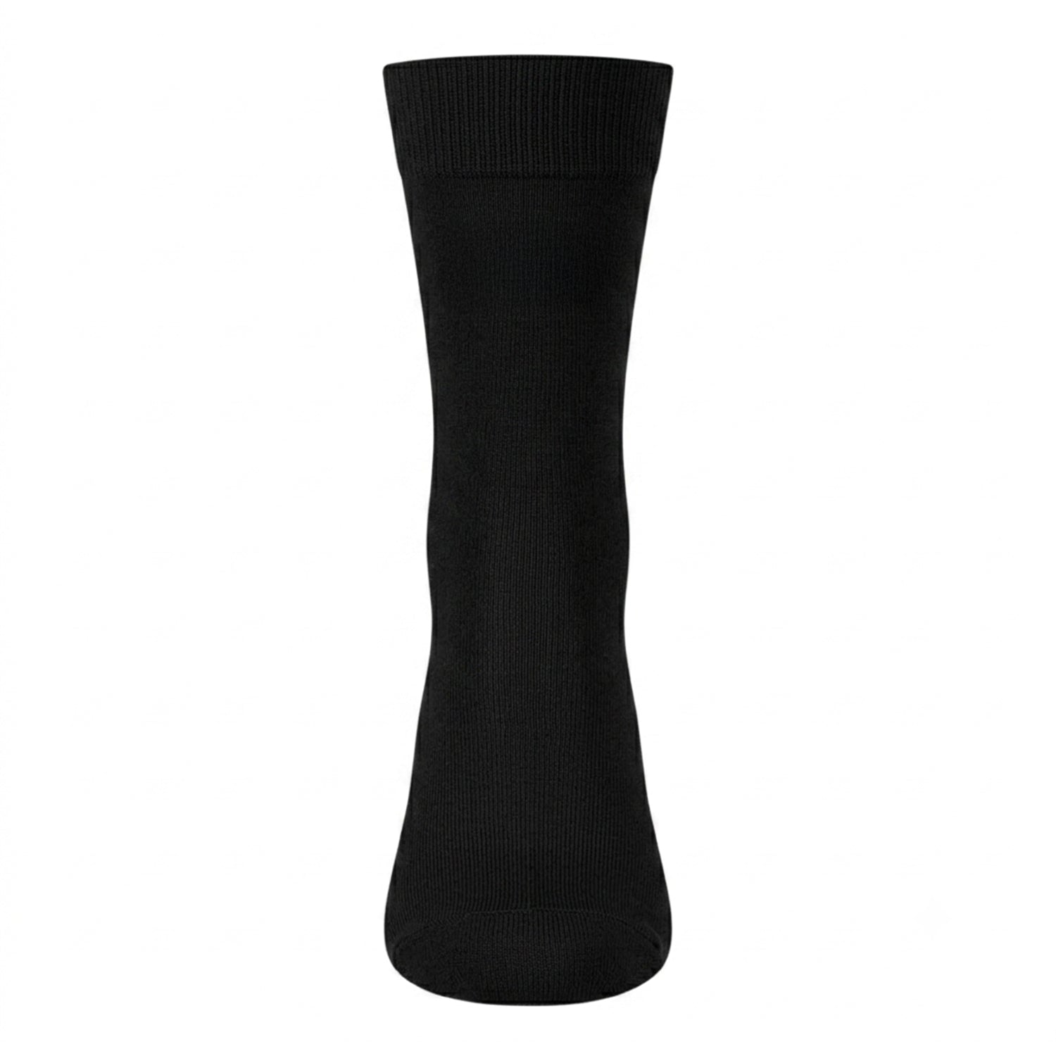 Black - Front - Boss Mens Plain Socks (Pack of 2)