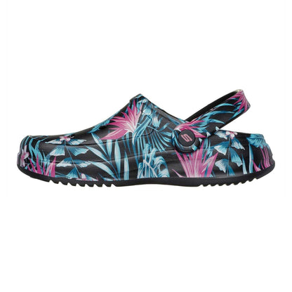 Black-Multicoloured - Back - Skechers Womens-Ladies Archfitwave Floral EVA Open Toe Sandals