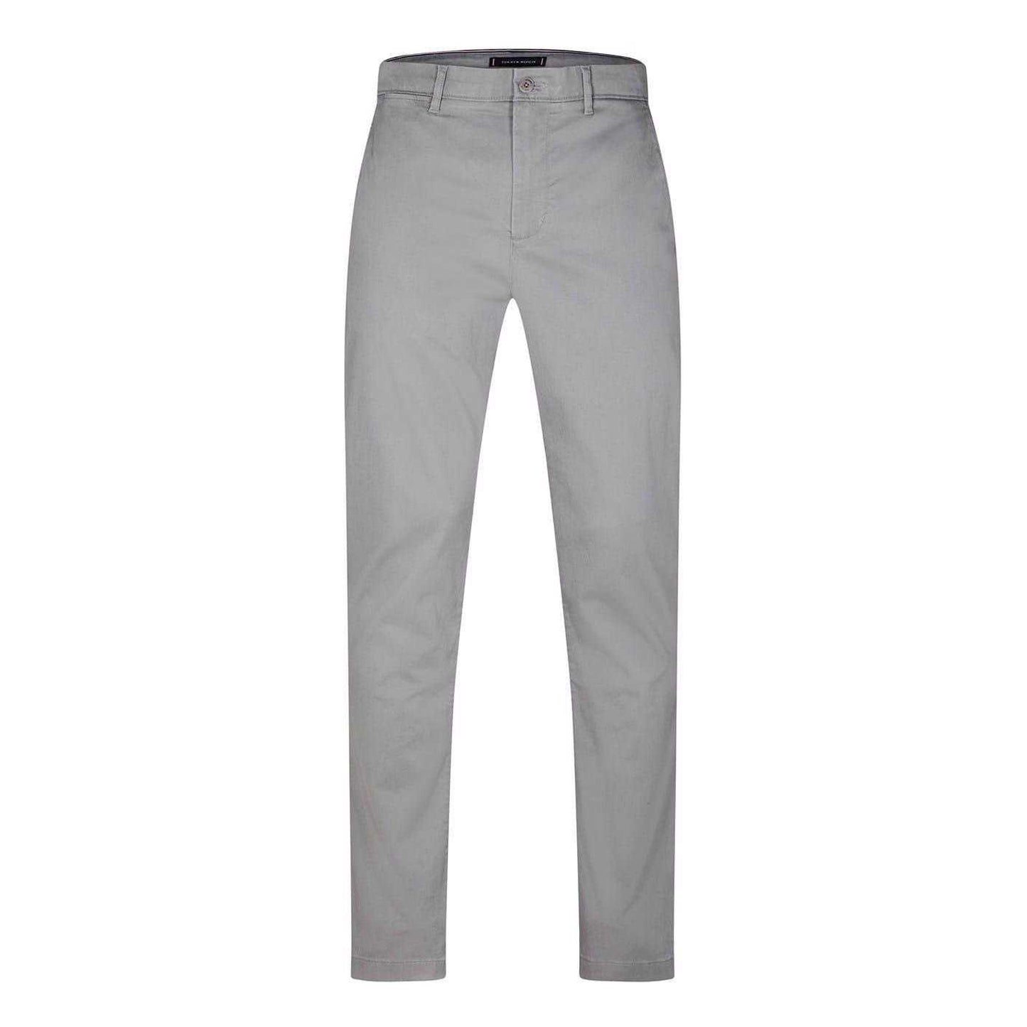 Grey - Front - Tommy Hilfiger Mens Denton Plain Regular Chinos
