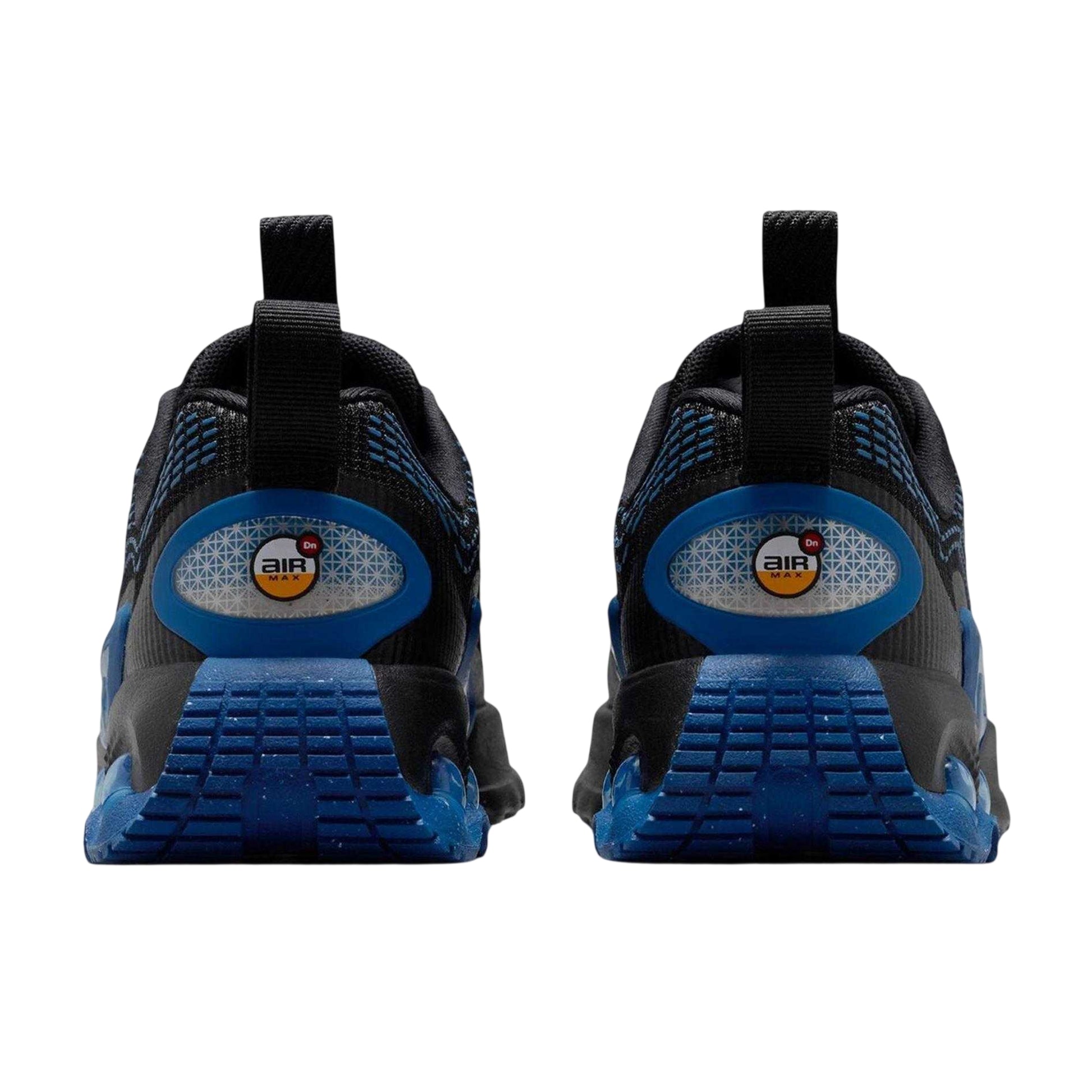 Black-Blue - Back - Nike Childrens-Kids Air Max Mesh Trainers